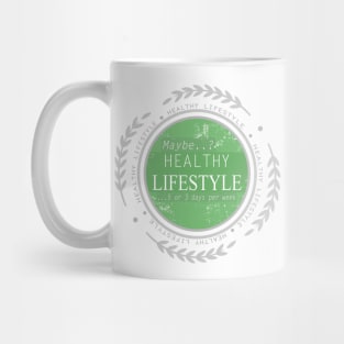 Maybe..? Healthy Lifestyle (green) Mug